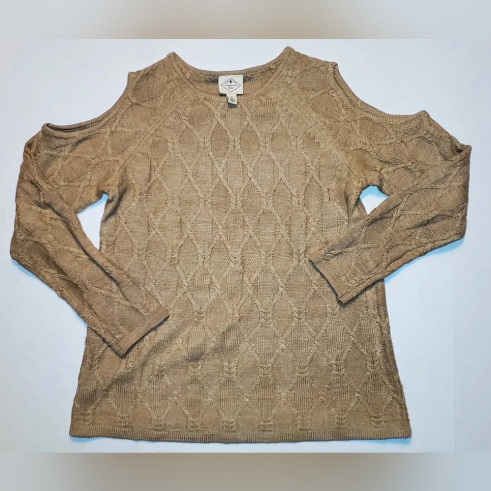 St John's Bay Small Women's Knitted Sweater  Open Shoulder